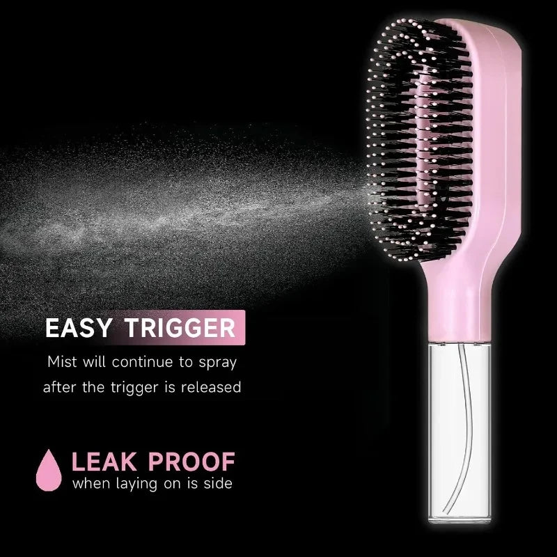 2-in-1 Mist Spray Detangling Brush