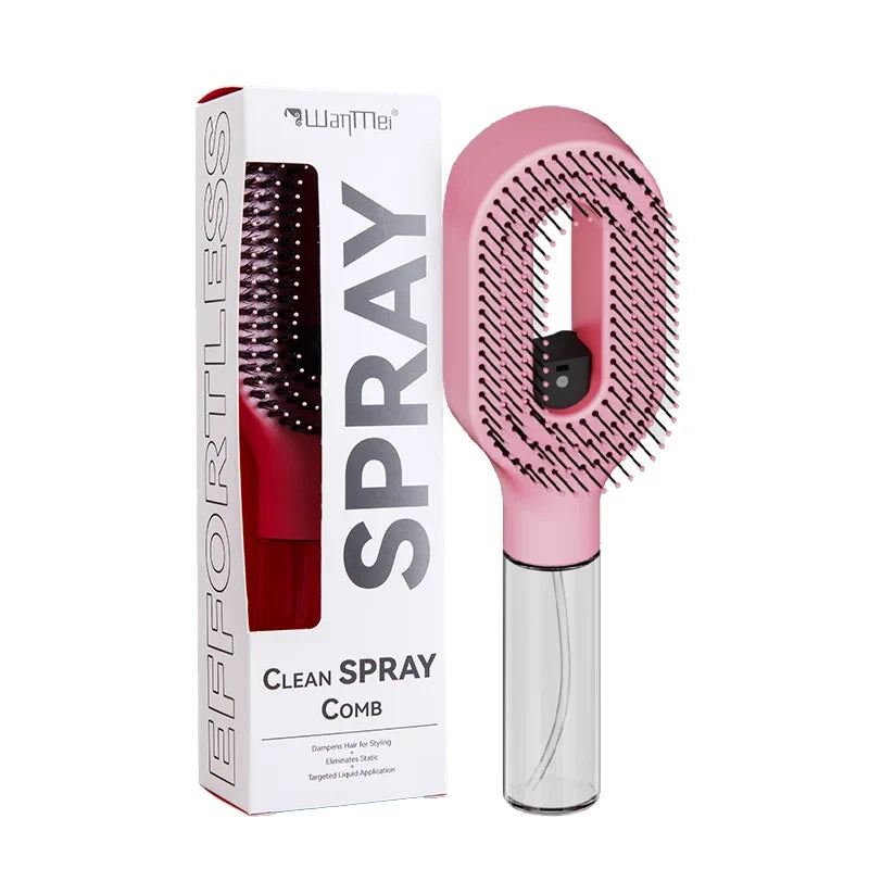 2-in-1 Mist Spray Detangling Brush