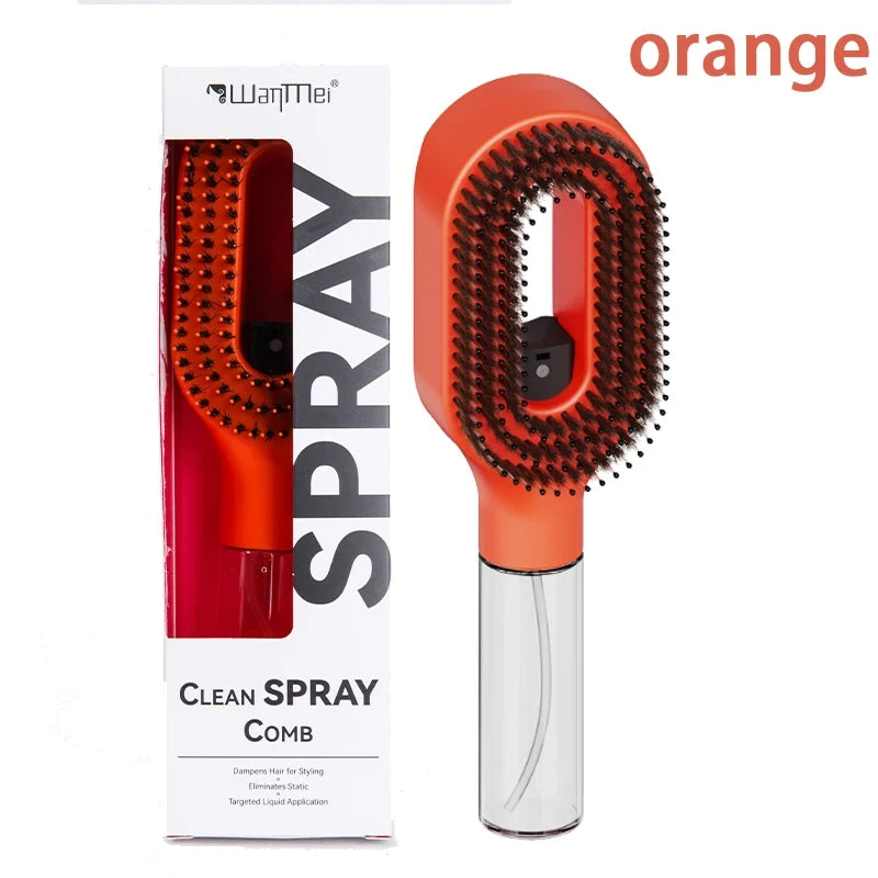 2-in-1 Mist Spray Detangling Brush