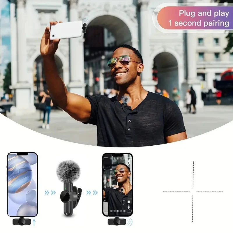 Wireless Smartphone Lavalier Microphone