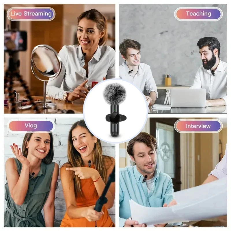 Wireless Smartphone Lavalier Microphone
