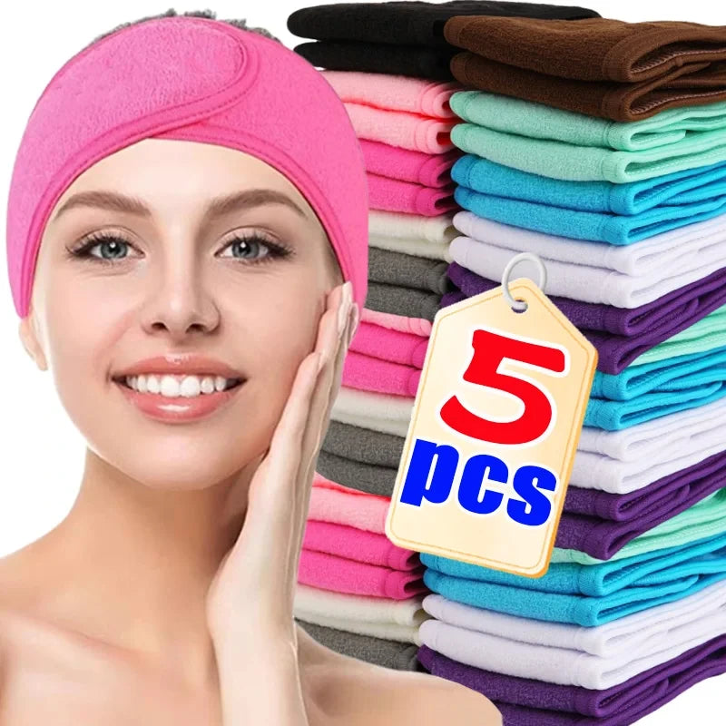 Adjustable Soft Fabric Spa Headband