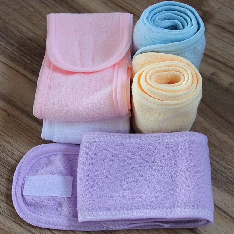 Adjustable Soft Fabric Spa Headband
