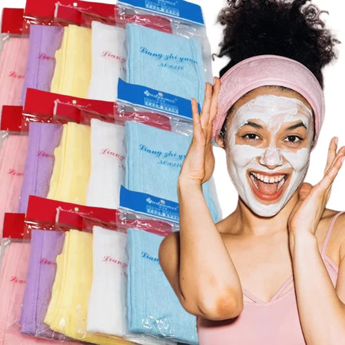 Adjustable Soft Fabric Spa Headband