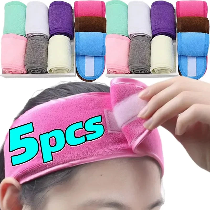 Adjustable Soft Fabric Spa Headband
