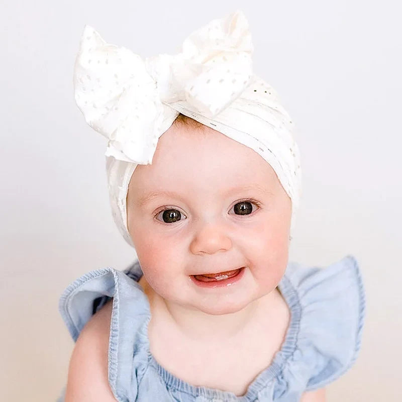 Breathable Mesh Baby Turban Set