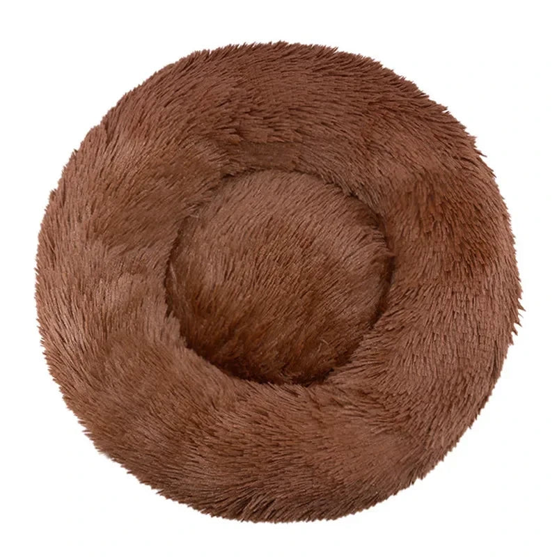 Round Plush Pet Bed