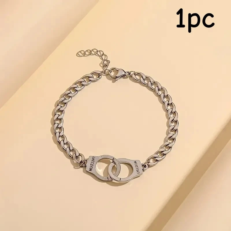 Fashion Zinc Alloy Cuff Bracelet