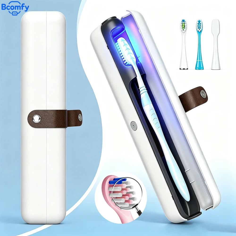 Portable UV Toothbrush Sanitizer Case
