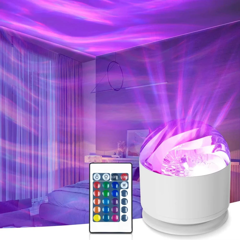 Rotating Galaxy Water Ripple Projector