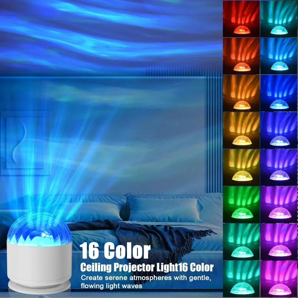 Rotating Galaxy Water Ripple Projector