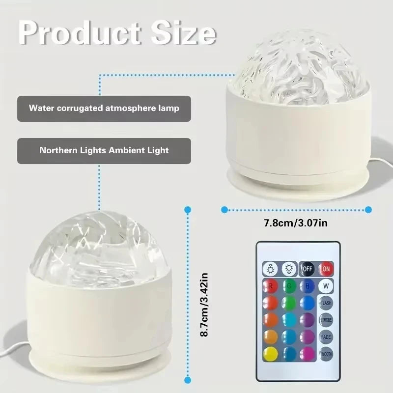 Rotating Galaxy Water Ripple Projector