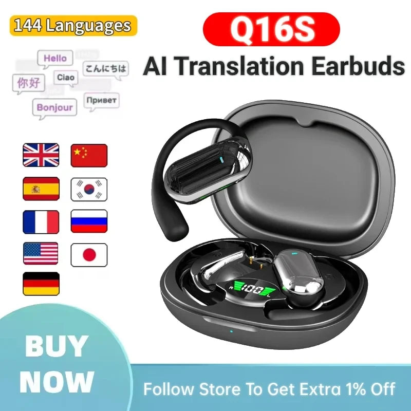 Real-time AI Language Translator Earbuds