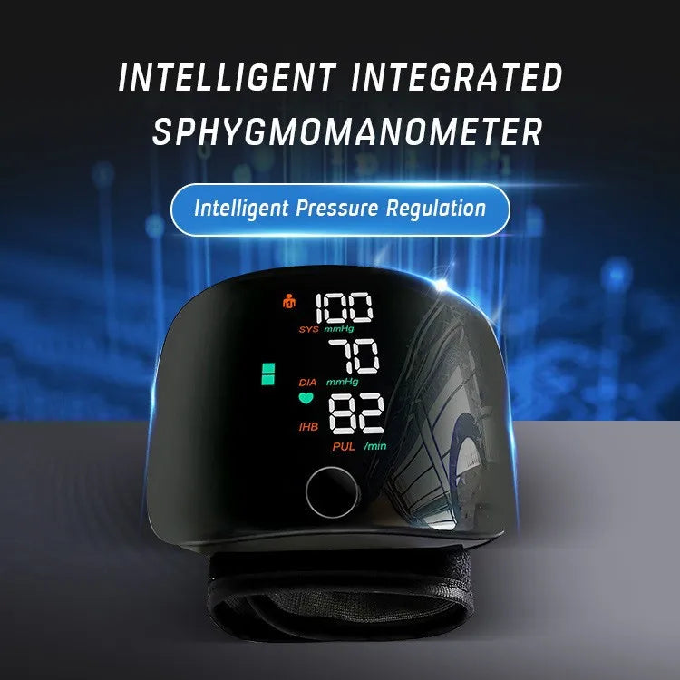 Smart Voice Wrist BP Monitor